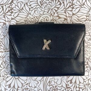 Paloma Picasso lVintage eather small bifold wallet